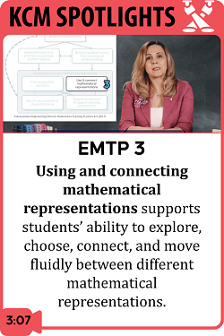 EMTP 3: Use and Connect Mathematical Representations